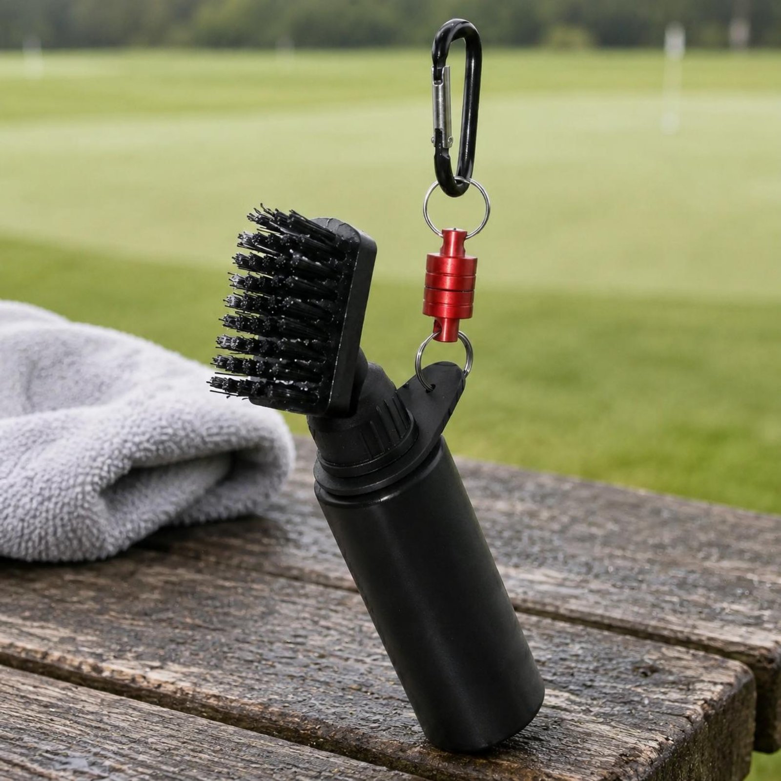 Golf Equipment Discount - Cepillo de golf portátil con pulverizador