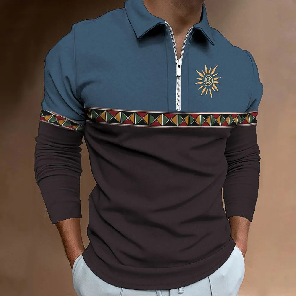 Polo con estampado de bloqueo  - Golf Equipment Discount reseña y precio