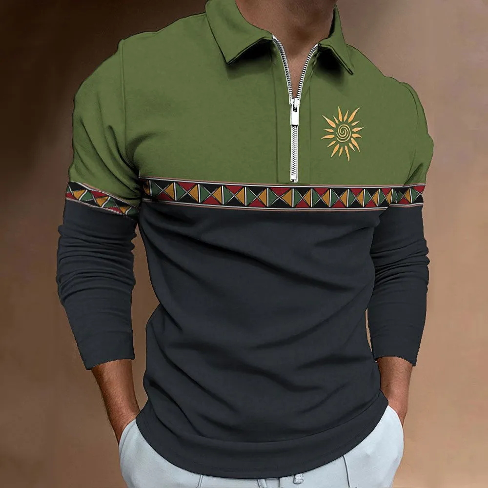 Polo con estampado de bloqueo  - Golf Equipment Discount reseña y precio